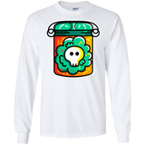 T-Shirts White / S Cute Skull In A Jar Men's Long Sleeve T-Shirt