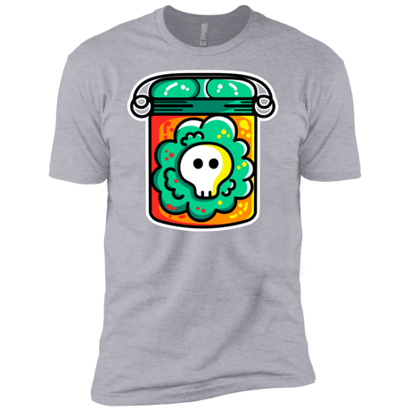 T-Shirts Heather Grey / X-Small Cute Skull In A Jar Men's Premium T-Shirt