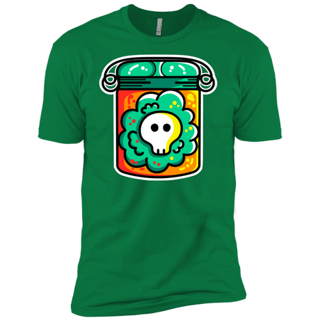 T-Shirts Kelly Green / X-Small Cute Skull In A Jar Men's Premium T-Shirt