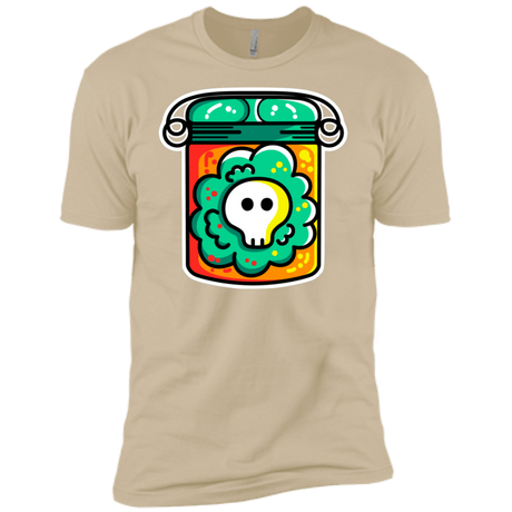 T-Shirts Sand / X-Small Cute Skull In A Jar Men's Premium T-Shirt