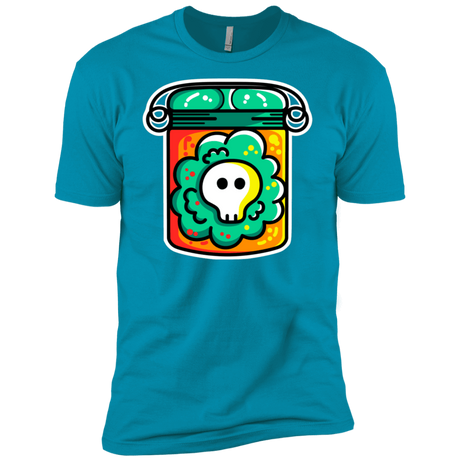 T-Shirts Turquoise / X-Small Cute Skull In A Jar Men's Premium T-Shirt
