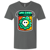 T-Shirts Heavy Metal / X-Small Cute Skull In A Jar Men's Premium V-Neck