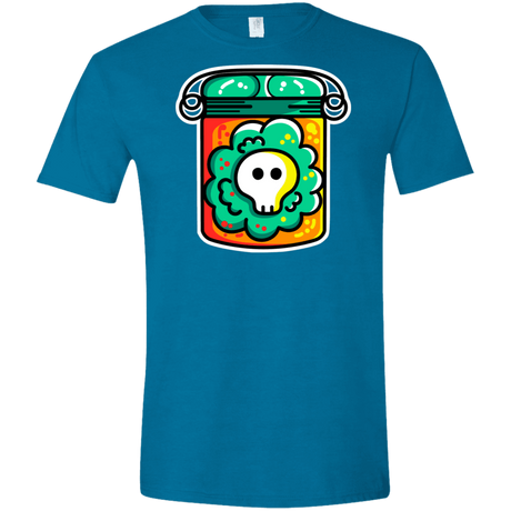 T-Shirts Antique Sapphire / S Cute Skull In A Jar Men's Semi-Fitted Softstyle