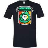 T-Shirts Black / X-Small Cute Skull In A Jar Men's Semi-Fitted Softstyle