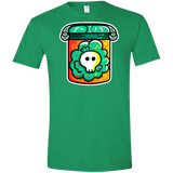 T-Shirts Heather Irish Green / M Cute Skull In A Jar Men's Semi-Fitted Softstyle