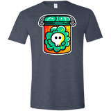 T-Shirts Heather Navy / S Cute Skull In A Jar Men's Semi-Fitted Softstyle