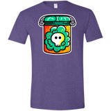T-Shirts Heather Purple / S Cute Skull In A Jar Men's Semi-Fitted Softstyle