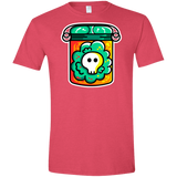 T-Shirts Heather Red / S Cute Skull In A Jar Men's Semi-Fitted Softstyle