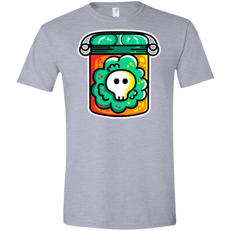 T-Shirts Sport Grey / X-Small Cute Skull In A Jar Men's Semi-Fitted Softstyle
