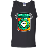 T-Shirts Black / S Cute Skull In A Jar Men's Tank Top