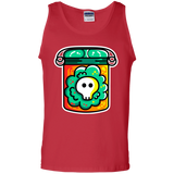 T-Shirts Red / S Cute Skull In A Jar Men's Tank Top