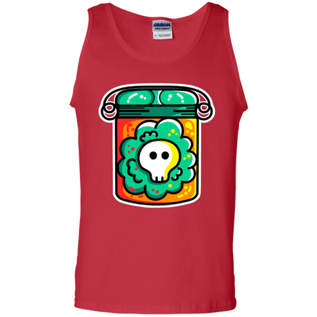 T-Shirts Red / S Cute Skull In A Jar Men's Tank Top