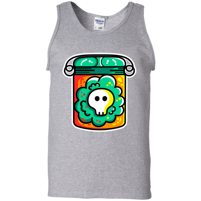 T-Shirts Sport Grey / S Cute Skull In A Jar Men's Tank Top