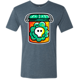 T-Shirts Indigo / S Cute Skull In A Jar Men's Triblend T-Shirt