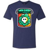 T-Shirts Vintage Navy / S Cute Skull In A Jar Men's Triblend T-Shirt