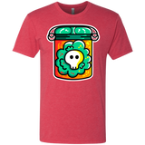 T-Shirts Vintage Red / S Cute Skull In A Jar Men's Triblend T-Shirt