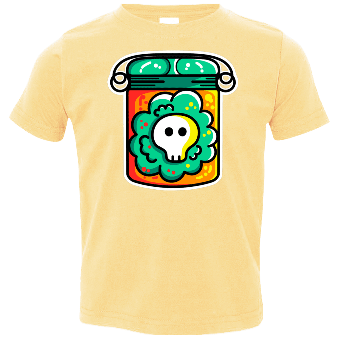 T-Shirts Butter / 2T Cute Skull In A Jar Toddler Premium T-Shirt