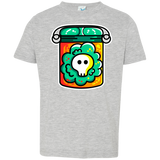 T-Shirts Heather Grey / 2T Cute Skull In A Jar Toddler Premium T-Shirt