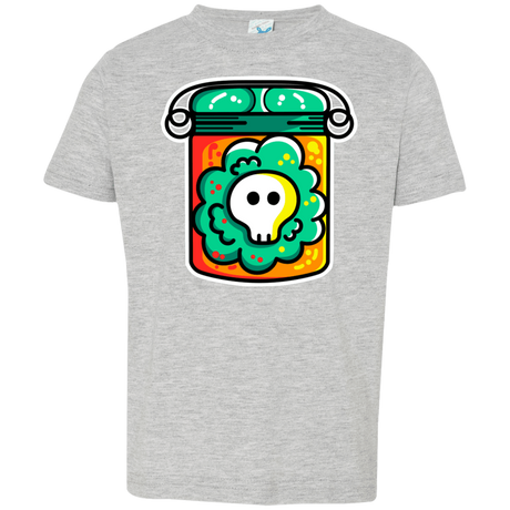 T-Shirts Heather Grey / 2T Cute Skull In A Jar Toddler Premium T-Shirt