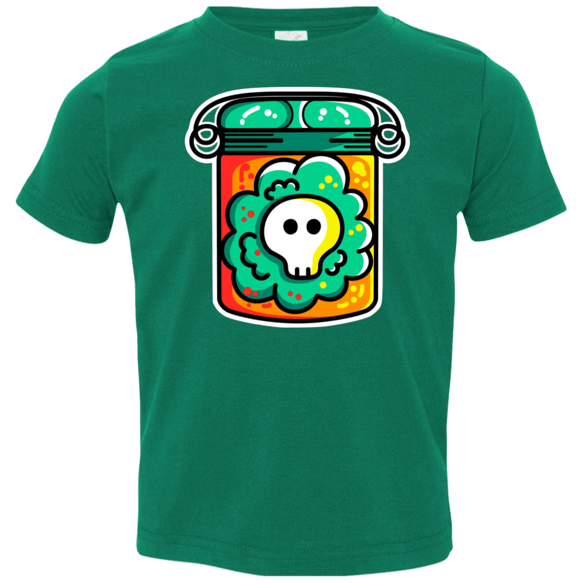 T-Shirts Kelly / 2T Cute Skull In A Jar Toddler Premium T-Shirt