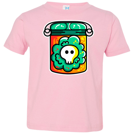 T-Shirts Pink / 2T Cute Skull In A Jar Toddler Premium T-Shirt