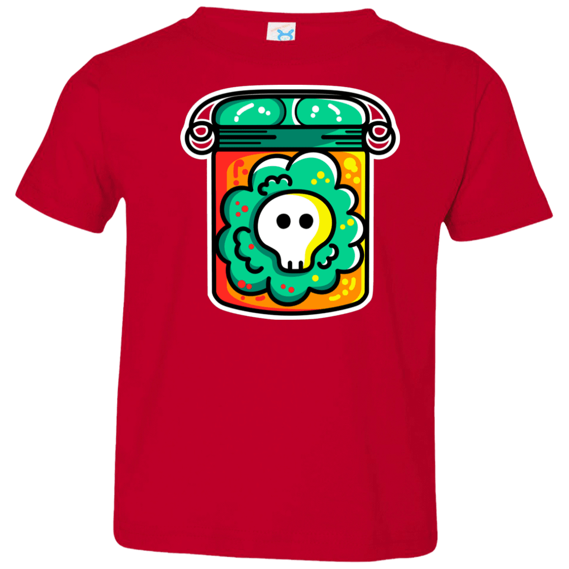 T-Shirts Red / 2T Cute Skull In A Jar Toddler Premium T-Shirt