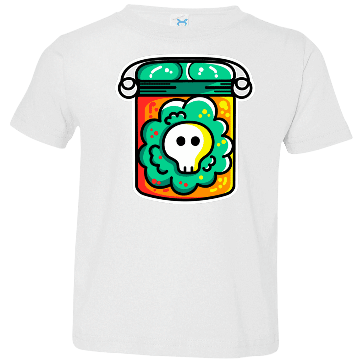 T-Shirts White / 2T Cute Skull In A Jar Toddler Premium T-Shirt