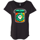 T-Shirts Vintage Black / X-Small Cute Skull In A Jar Triblend Dolman Sleeve