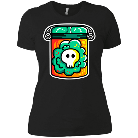 T-Shirts Black / X-Small Cute Skull In A Jar Women's Premium T-Shirt