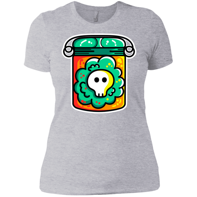 T-Shirts Heather Grey / X-Small Cute Skull In A Jar Women's Premium T-Shirt