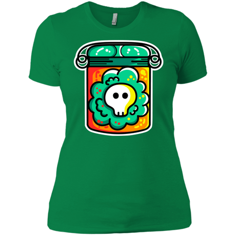 T-Shirts Kelly Green / X-Small Cute Skull In A Jar Women's Premium T-Shirt