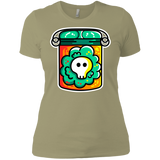 T-Shirts Light Olive / X-Small Cute Skull In A Jar Women's Premium T-Shirt