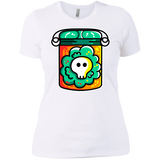 T-Shirts White / X-Small Cute Skull In A Jar Women's Premium T-Shirt