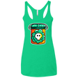 T-Shirts Envy / X-Small Cute Skull In A Jar Women's Triblend Racerback Tank