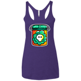 T-Shirts Purple Rush / X-Small Cute Skull In A Jar Women's Triblend Racerback Tank