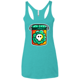 T-Shirts Tahiti Blue / X-Small Cute Skull In A Jar Women's Triblend Racerback Tank