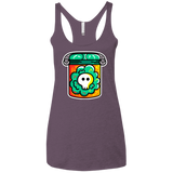 T-Shirts Vintage Purple / X-Small Cute Skull In A Jar Women's Triblend Racerback Tank