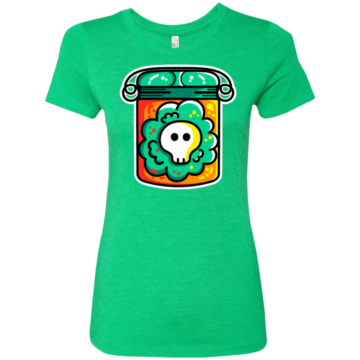 T-Shirts Envy / S Cute Skull In A Jar Women's Triblend T-Shirt