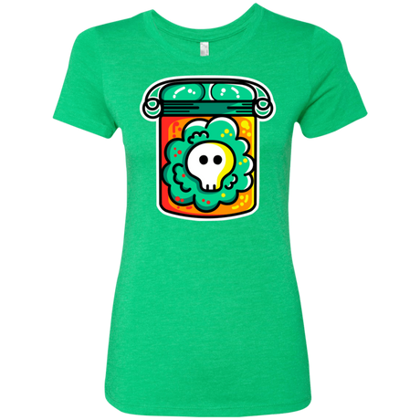 T-Shirts Envy / S Cute Skull In A Jar Women's Triblend T-Shirt