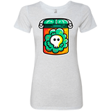 T-Shirts Heather White / S Cute Skull In A Jar Women's Triblend T-Shirt