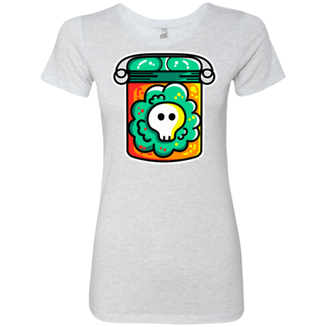 T-Shirts Heather White / S Cute Skull In A Jar Women's Triblend T-Shirt
