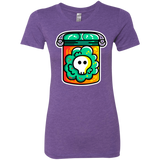 T-Shirts Purple Rush / S Cute Skull In A Jar Women's Triblend T-Shirt