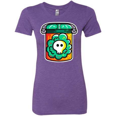 T-Shirts Purple Rush / S Cute Skull In A Jar Women's Triblend T-Shirt