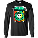 T-Shirts Black / YS Cute Skull In A Jar Youth Long Sleeve T-Shirt