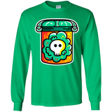 T-Shirts Irish Green / YS Cute Skull In A Jar Youth Long Sleeve T-Shirt