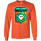 T-Shirts Orange / YS Cute Skull In A Jar Youth Long Sleeve T-Shirt