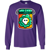 T-Shirts Purple / YS Cute Skull In A Jar Youth Long Sleeve T-Shirt