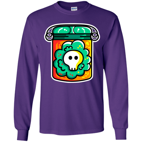 T-Shirts Purple / YS Cute Skull In A Jar Youth Long Sleeve T-Shirt