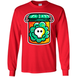 T-Shirts Red / YS Cute Skull In A Jar Youth Long Sleeve T-Shirt