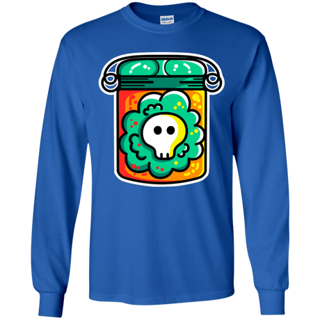 T-Shirts Royal / YS Cute Skull In A Jar Youth Long Sleeve T-Shirt